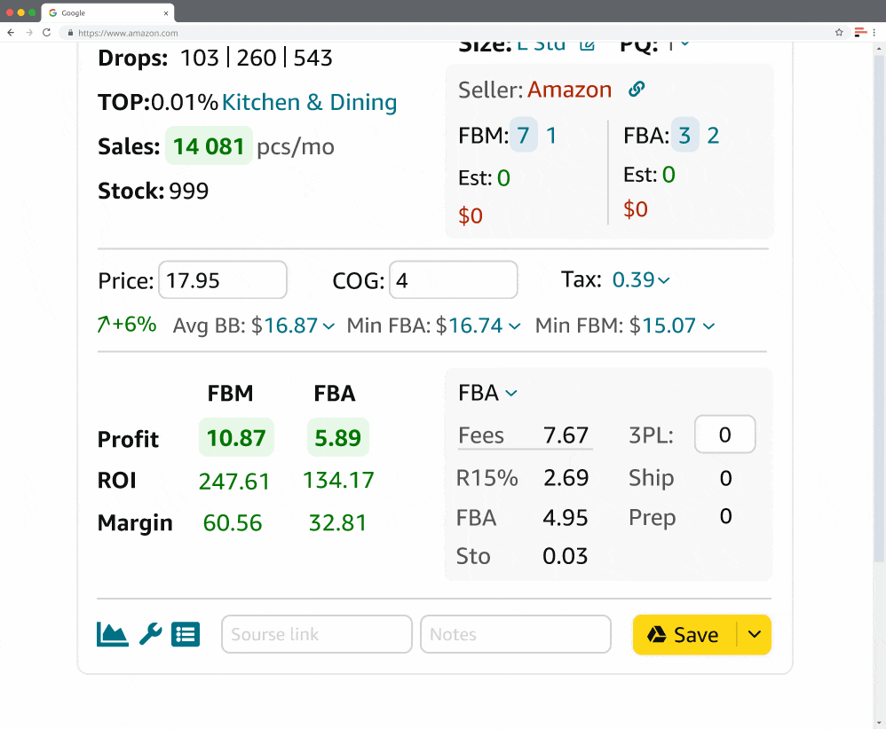 Amazon FBA Calculator Amazon FBM Calculator Amazon Fees Calculator